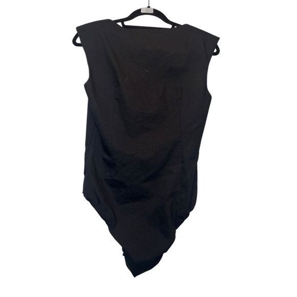 ZARA Structured Black Bodysuit - Size Large - Picture 2 of 2